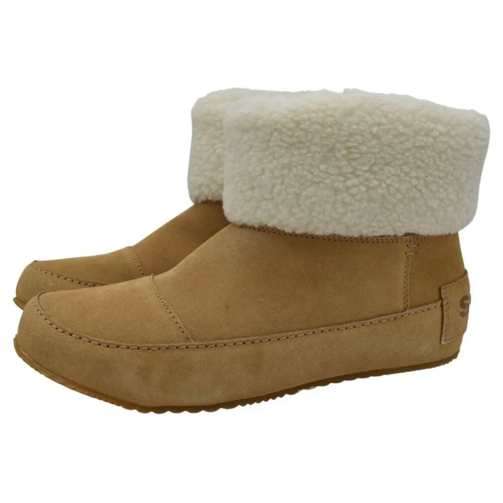 Sorel Womens Size 9‎ Go Stumptown Tawny Buff Booties Boots Shoes